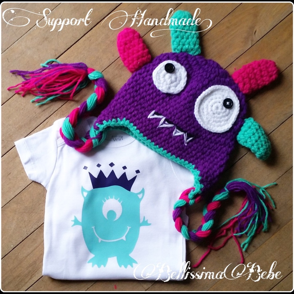 Silly Monster NEW 6 MO SET HANDMADE